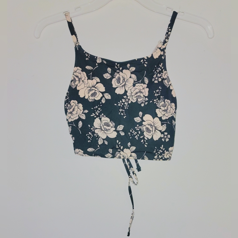 NWT- Adore Me Floral Swim Top Sz M